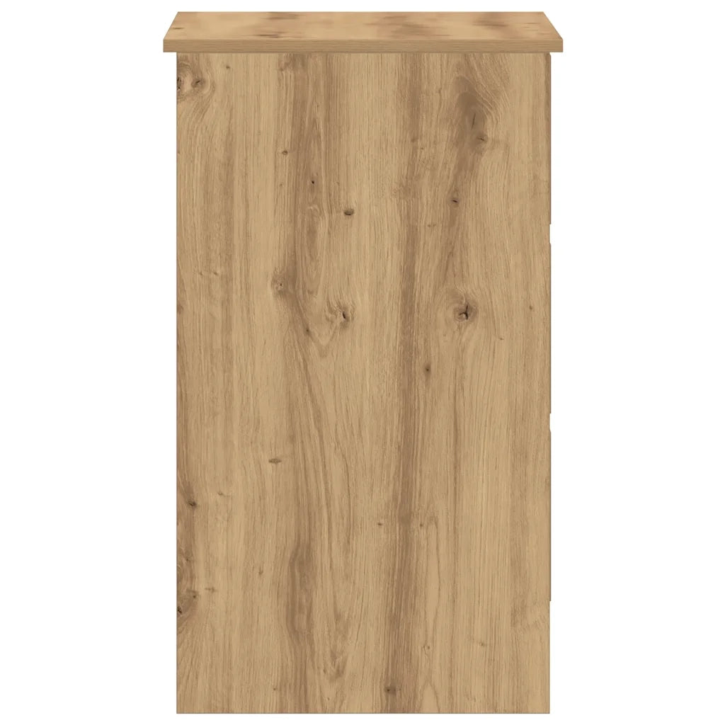 vidaXL Scrivania Rovere Artigianale 90x45x76 cm in Legno Multistrato