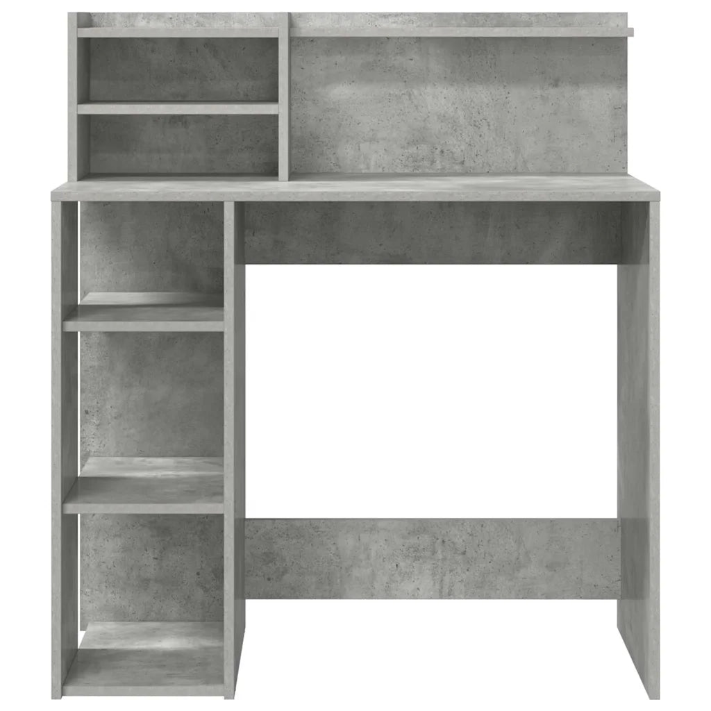 Scrivania Grigio cemento 90 x 48 x 101,5 cm Legno multistrato 869525