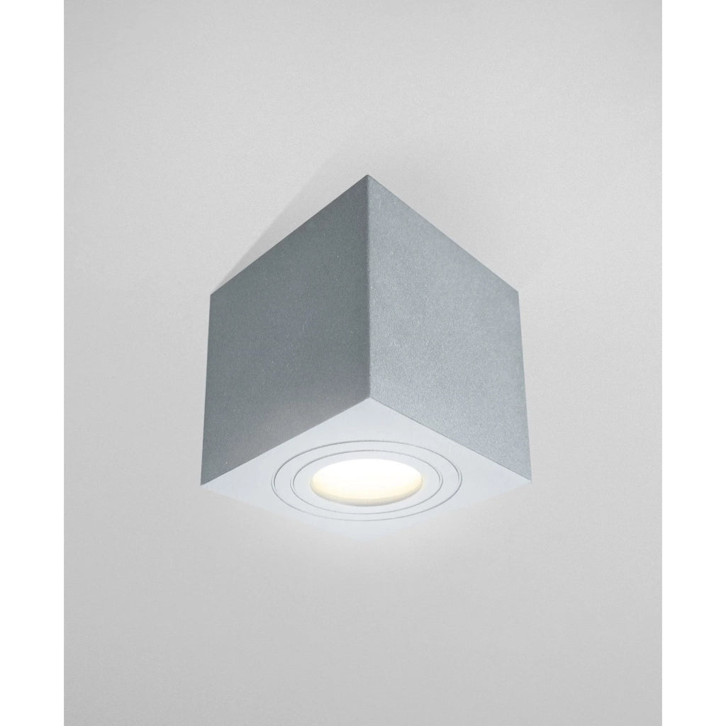 Plafoniera faretti led a soffitto colore grigio marina mod. Almeria