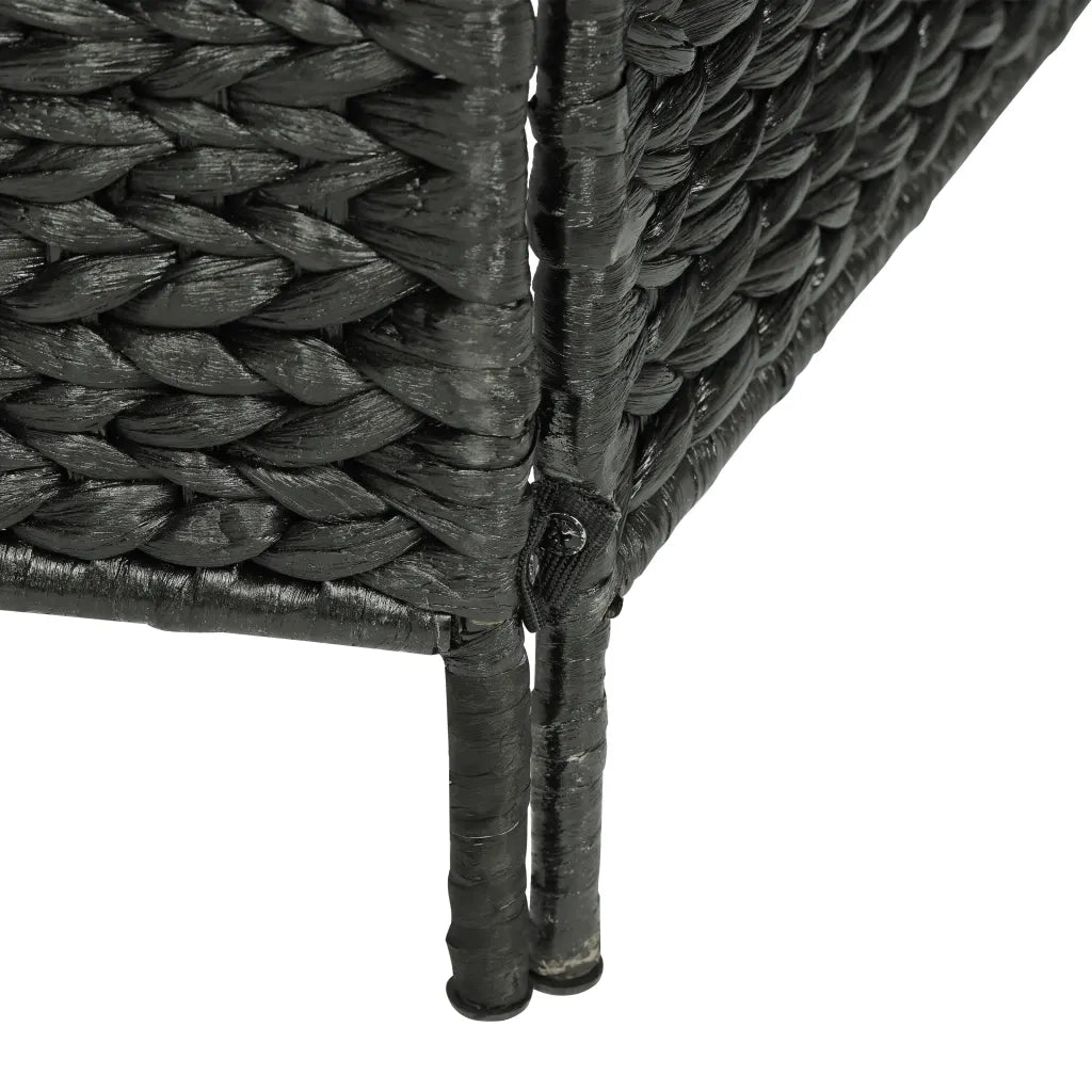 Paravento a 4 Pannelli Nero154x160 cm in Giacinto d'Acqua cod mxl 59822