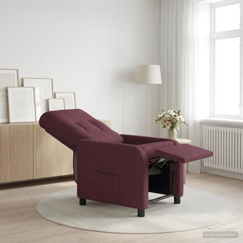 Divano Sedia-Poltrona reclinabile Viola Tessuto 746842