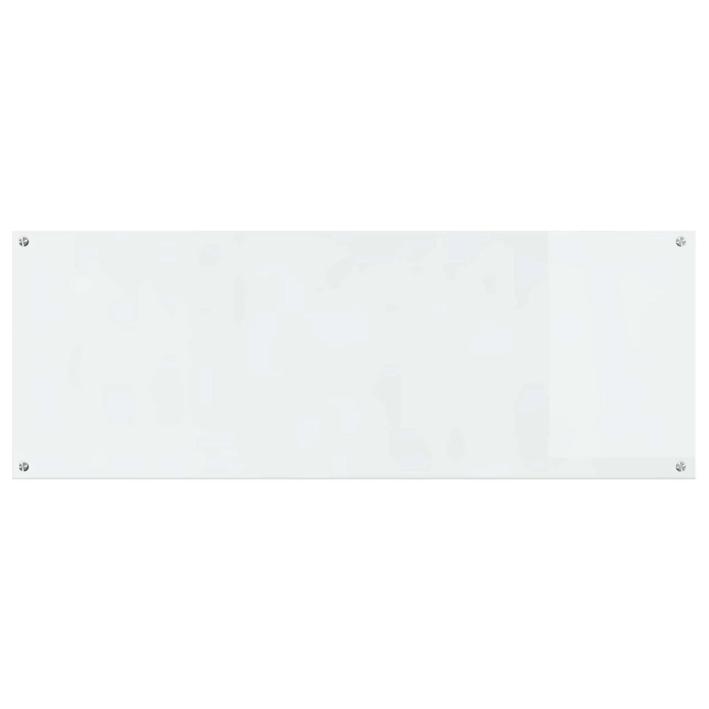 Paraschizzi moderno per cucina 110 x 40 cm resistente al calore efficiente finitura elegante in vetro temperato trasparente 02_0058472
