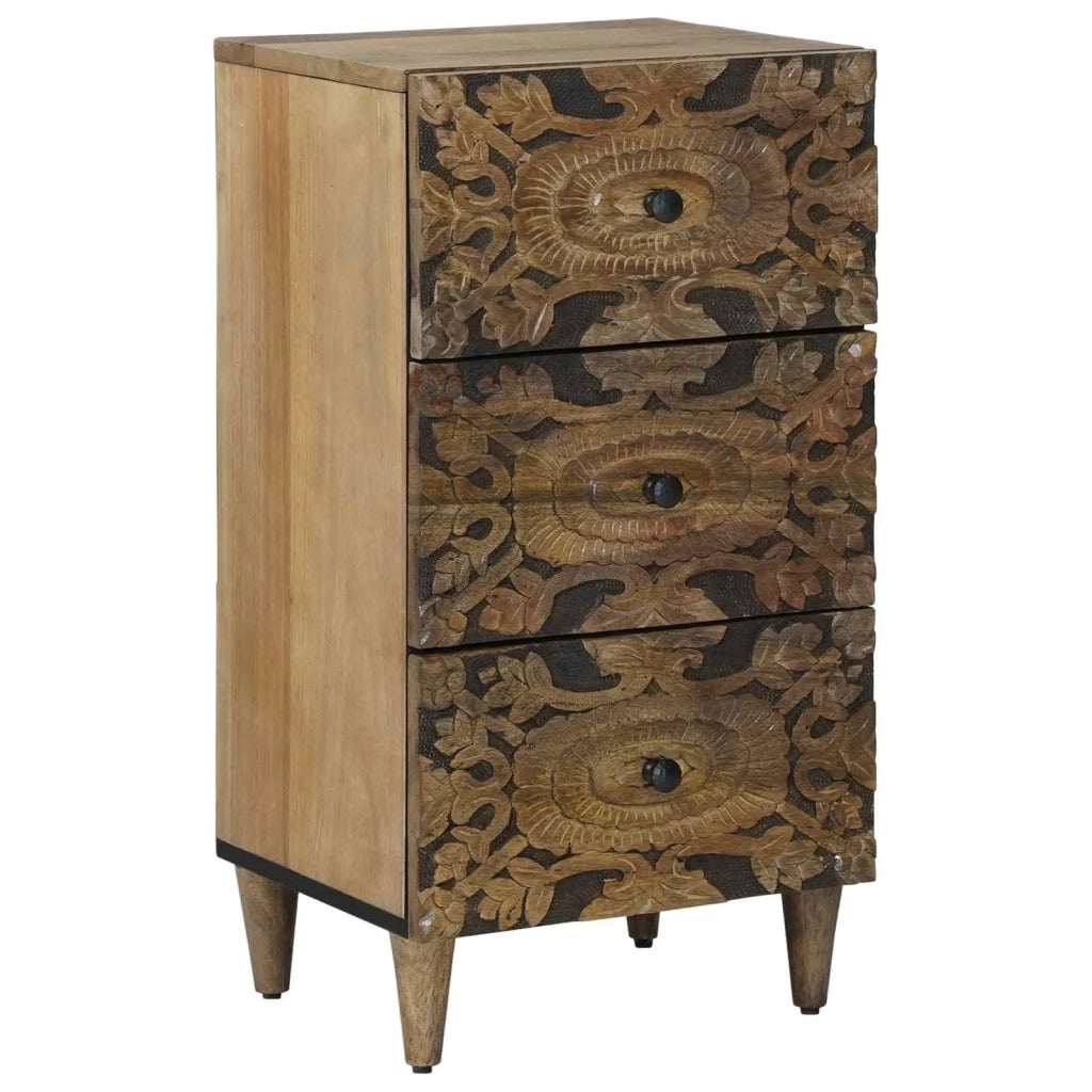 Credenza Marrone 40 x 33,5 x 75 cm Legno di mango massello 4018355