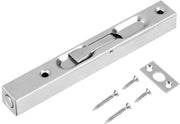 Ferramenta di sicurezza in acciaio inox 304 - Blocco di sicurezza - Lame a soffitto - Doppia porta - Molla potente - 15,5 cm - Blocco di sicurezza