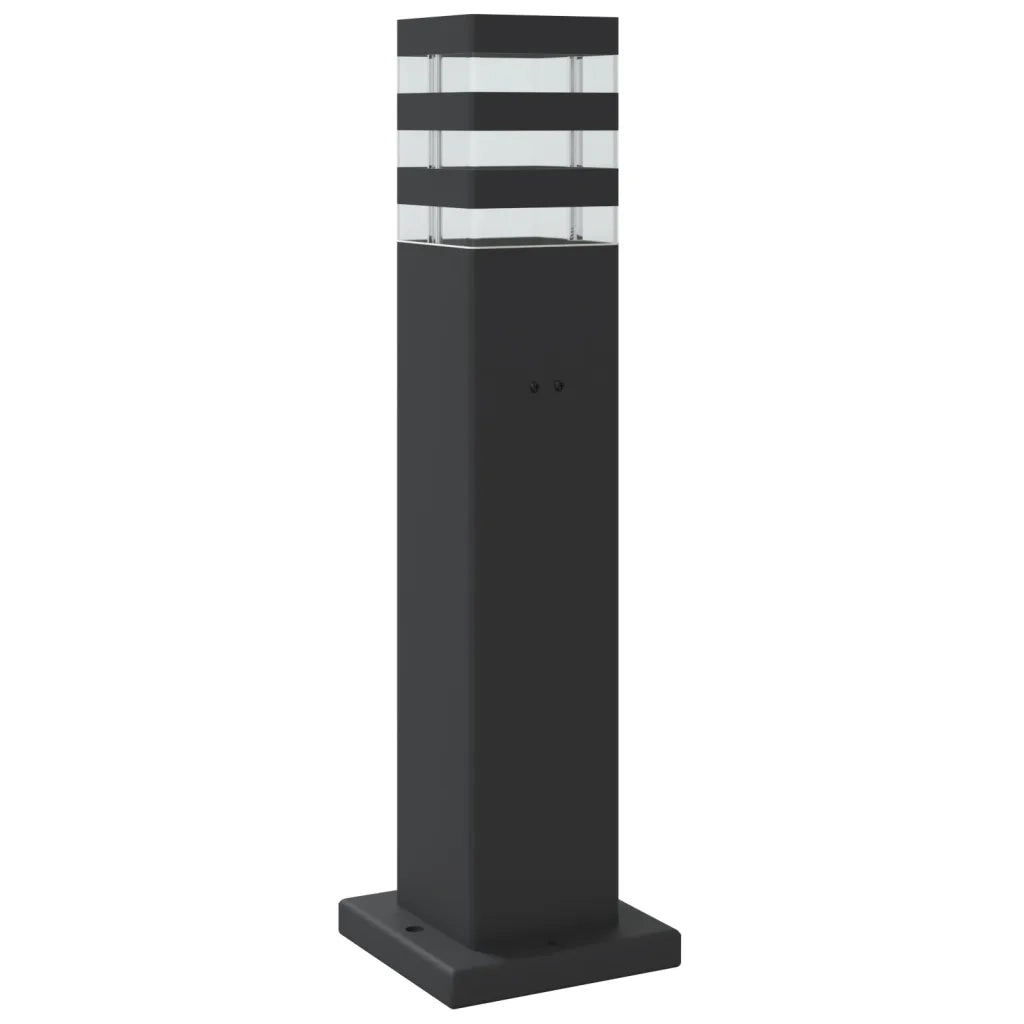 Lampada da Terra per Esterni Nera 50 cm in Alluminio CFW8511838
