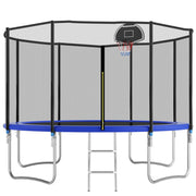 Trampolino da giardino 366 cm ¨C zephmum ¨C robusto per adulti e bambini