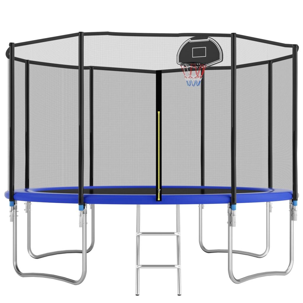 Trampolino da giardino 366 cm ¨C zephmum ¨C robusto per adulti e bambini