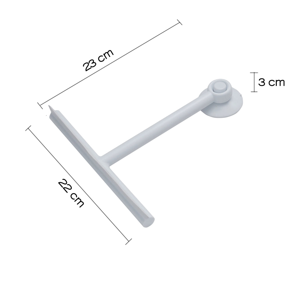 TERGIVETRO A VENTOSA GUMMY 22CM BIANCO.