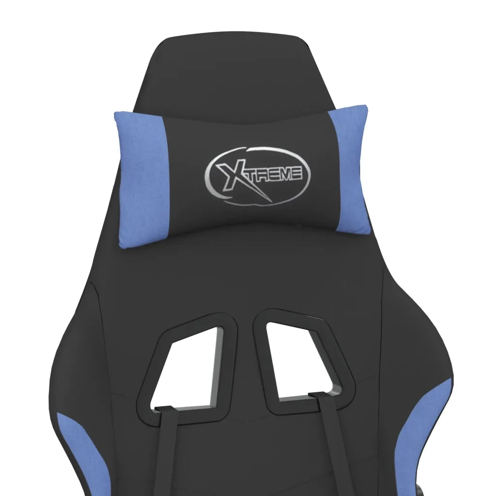 Sedia da Gaming Nero e Blu in Tessuto cod mxl 60448