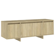 Mobile TV multimediale mensola TV credenza TV sala da pranzo soggiorno camera da letto rovere Sonoma 120 x 30 x 40,5 cm legno ingegnerizzato beige 02_0027463
