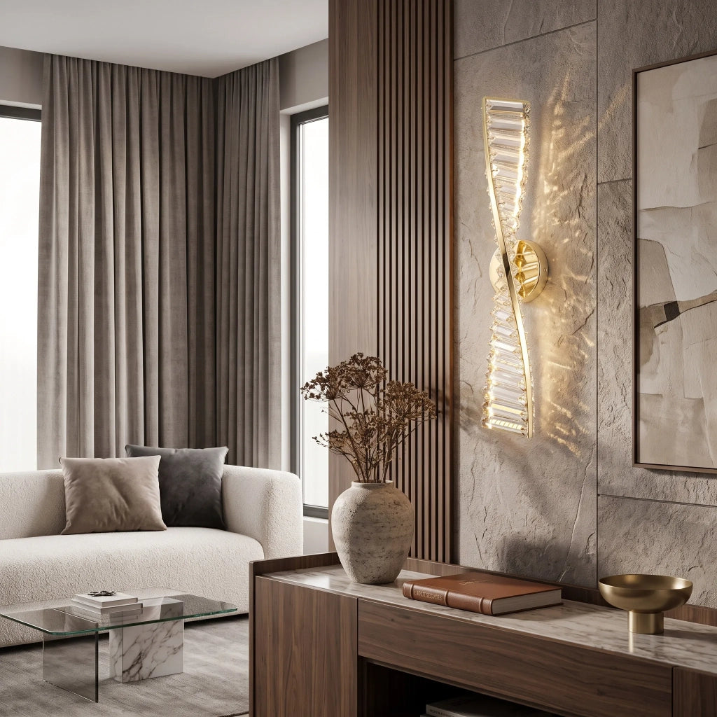 Applique Da Parete Led App1951-w 50 Cm Gold