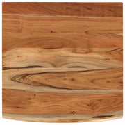 Piano Tavolo | Superficie Tavolo | Piano Scrivania 80x80x3,8cm Quadrato Massello Acacia Bordi Vivi
