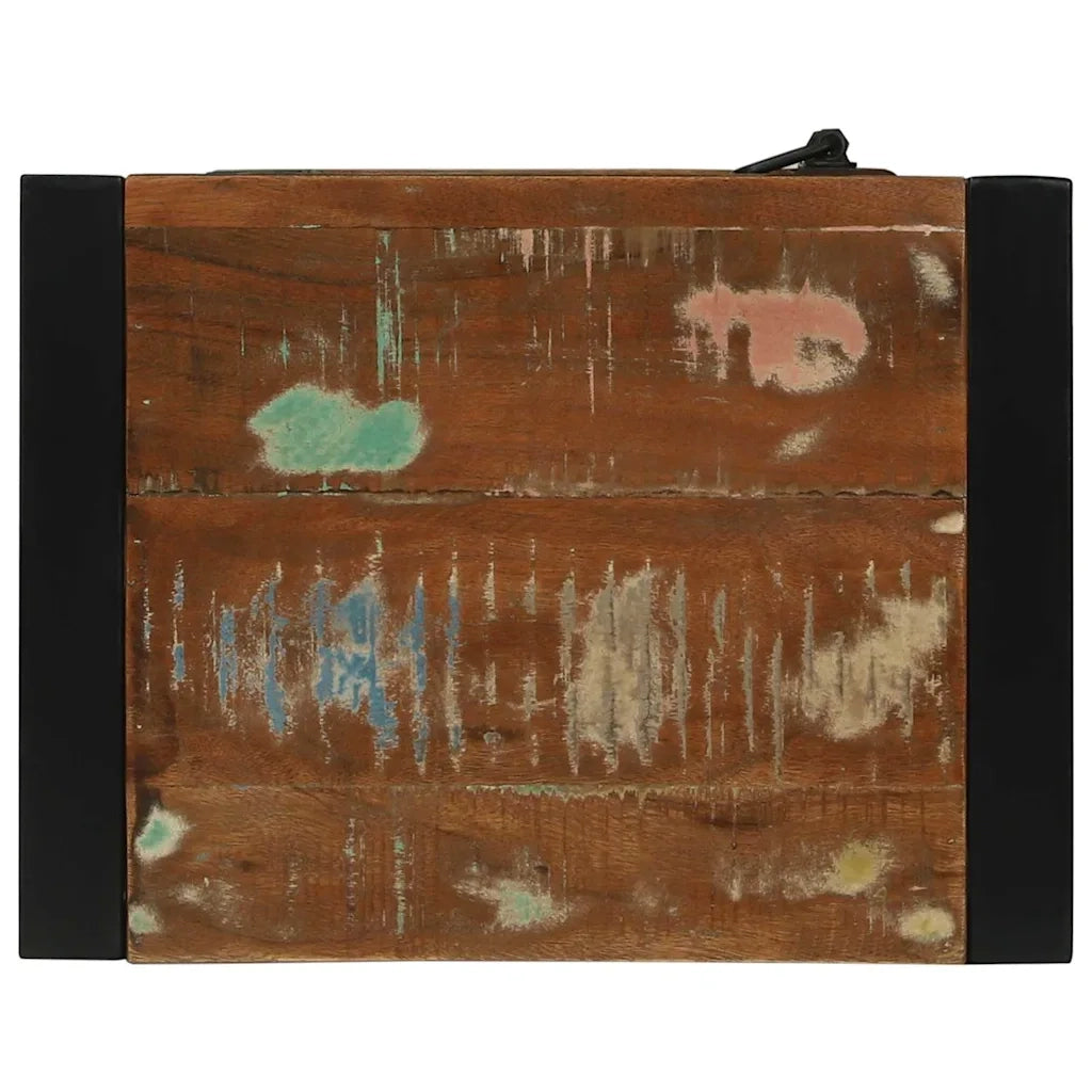 Mobile da Bagno con porta Marrone Legno Recuperato Massello 4016013