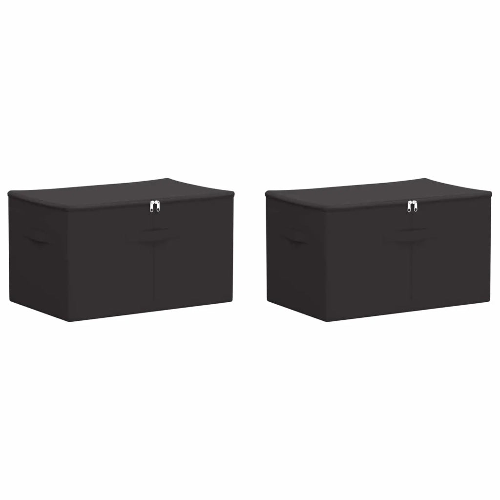 Scatola di Stoccaggio 2 pcs Antracite 55 x 35 x 32 cm 42024583