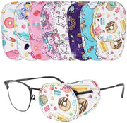 8 pezzi di occhiali per bambini occhialini per ragazze occhialini per bambini con maschere animate occhiali per bambini con animali divertenti occhialini per bambini con correzione per l'astigmatismo