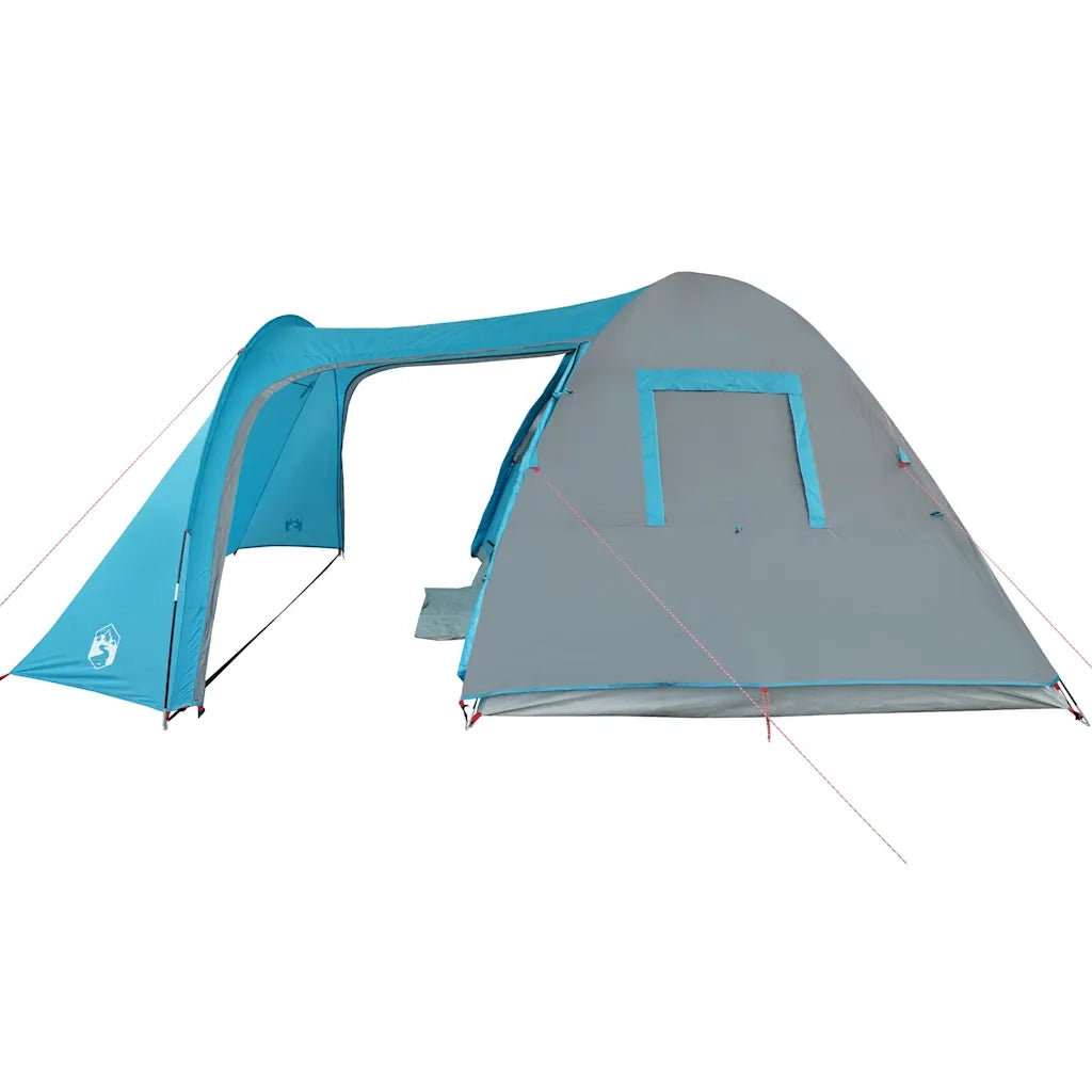 Tenda da Campeggio a Cupola per 4 Persone-Tenda per Escursionismo Blu Impermeabile 804845