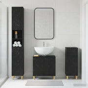 Set di armadietti da bagno in 3 pezzi DELFT 3417865