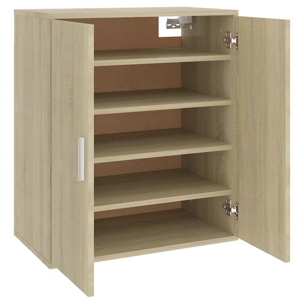 Scarpiera mobile contenitore per scarpe mobile per ingresso/corridoio/soggiorno design Sonoma 60 x 35 x 70 cm legno ingegnerizzato marrone 02_0021715