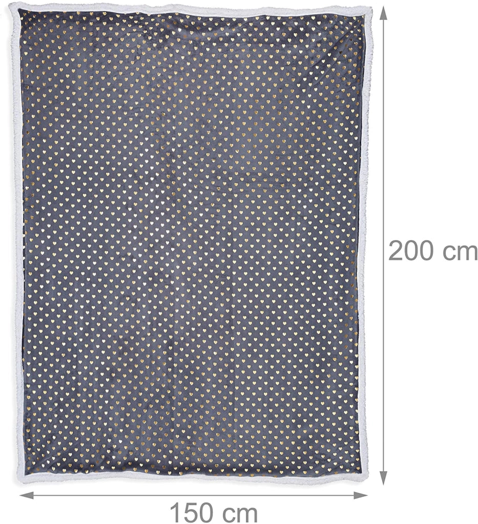Coperta/piumino morbido 150 x 200 cm grigio 13_0002047_2
