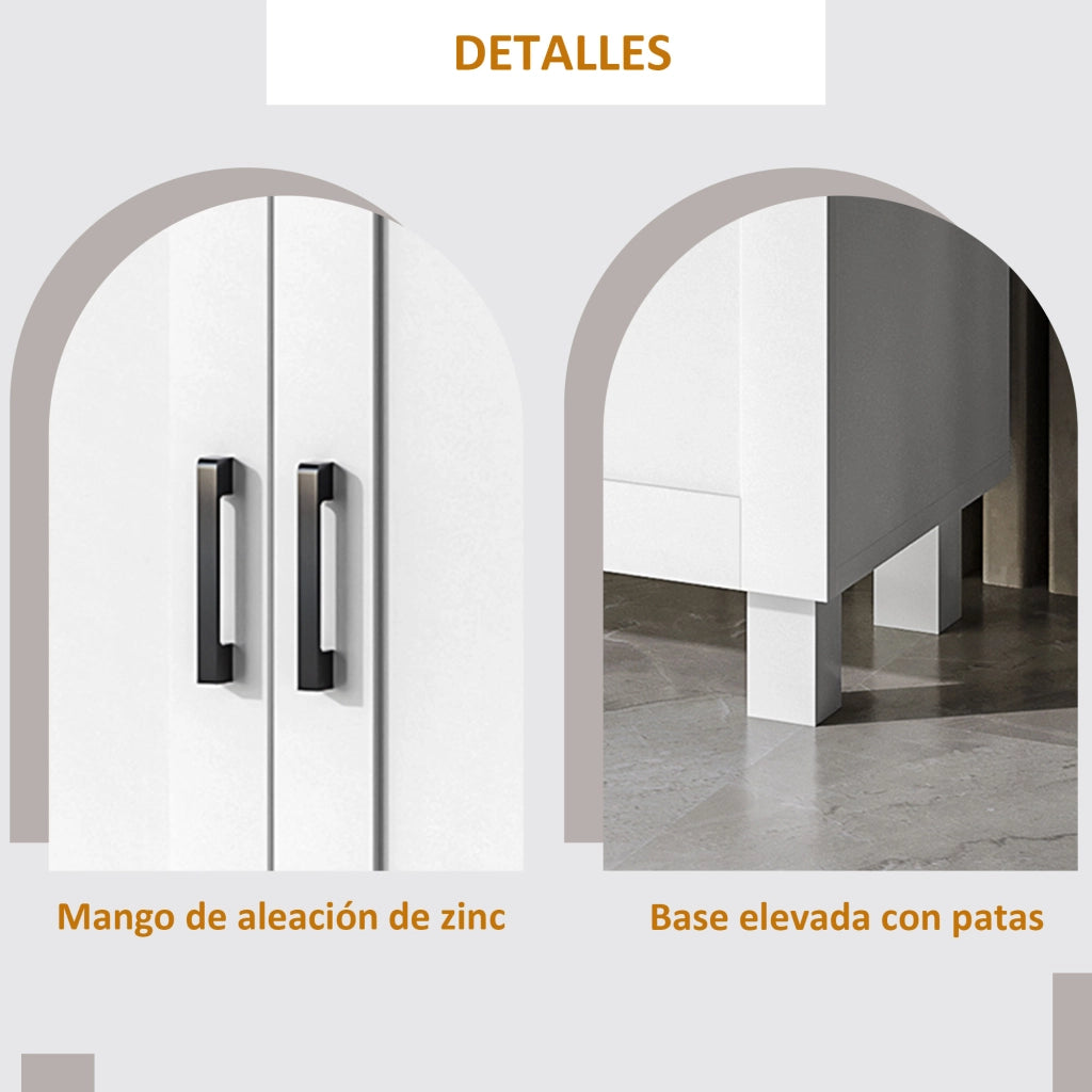 Credenza ¨C zephmum ¨C Bianco 90x30x90 cm