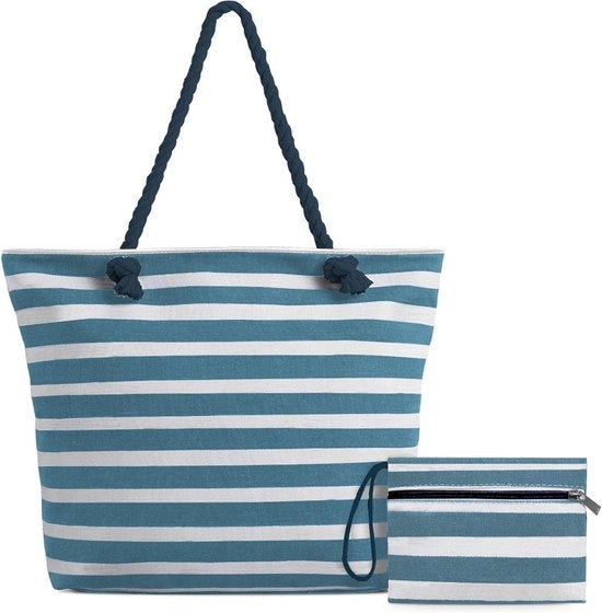 Tas da bagno grande impermeabile con chiusura a cerniera in alto, con tasca ripiegabile per viaggi, acquisti di alimentari e ginnastica, colore grigio-verde - Dimensione extra grande.