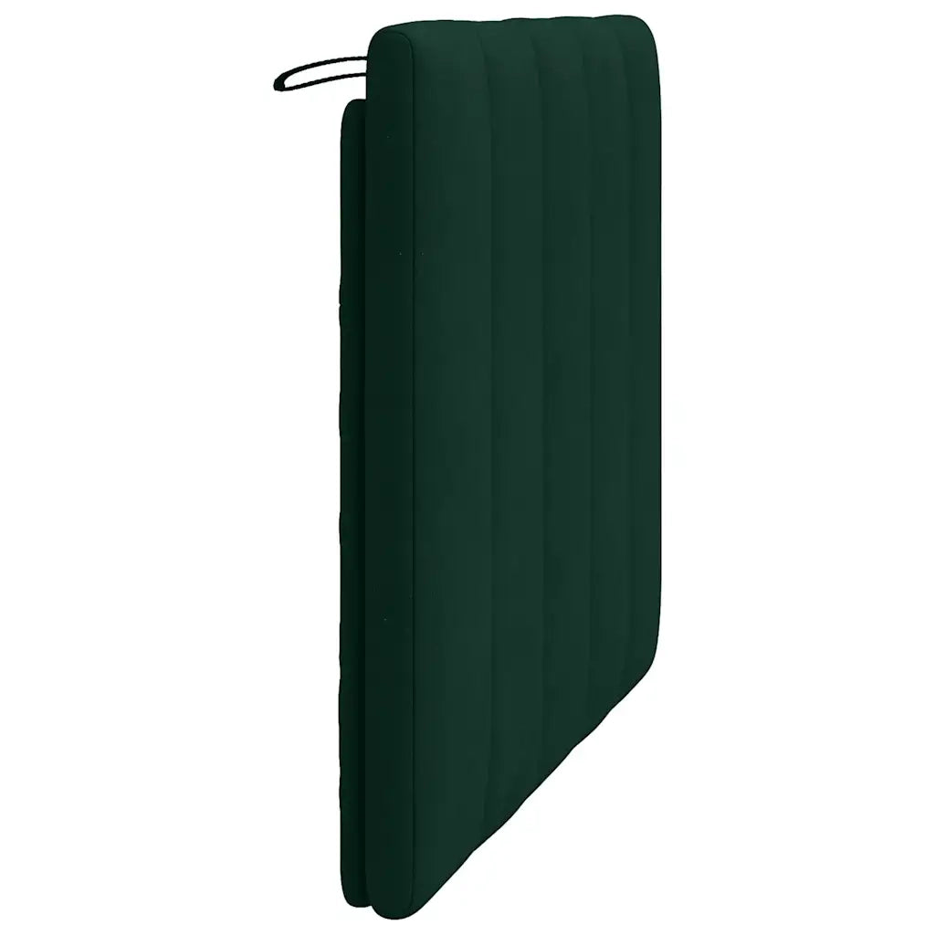 Cuscino Testiera Hanko Verde Scuro 100 cm in Velluto CFW7839320