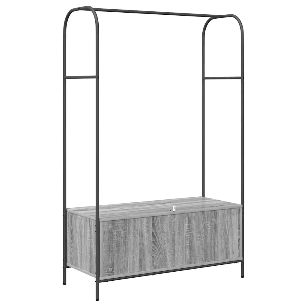 Stendibiancheria Grigio 100 x 44 x 160 cm Legno multistrato 868454