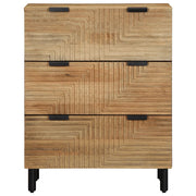 Credenza Marrone 60x33x75 cm in Legno Massello di Mango 4017723