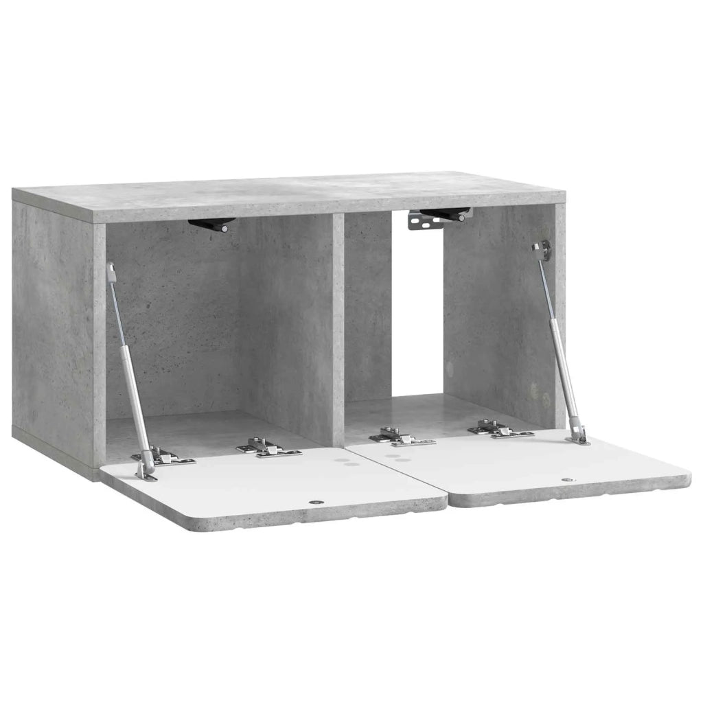 Mobile Porta TV da Muro Grigio Cemento 59,5 x 31 x 30 cm