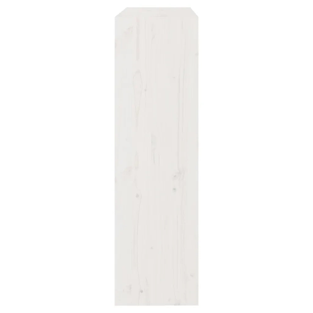 Libreria/Divisorio Bianco 80x30x103,5 cm in Massello di Pino 808189