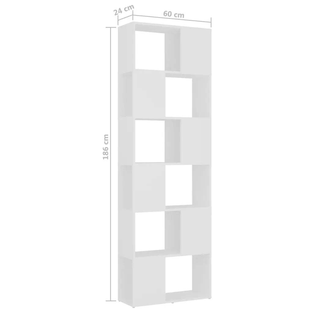 Libreria/Divisorio Bianco 60x24x186 cm cod mxl 23373