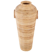 Vaso decorativo in rattan naturale da 70 cm in stile rustico Boho Home Decor