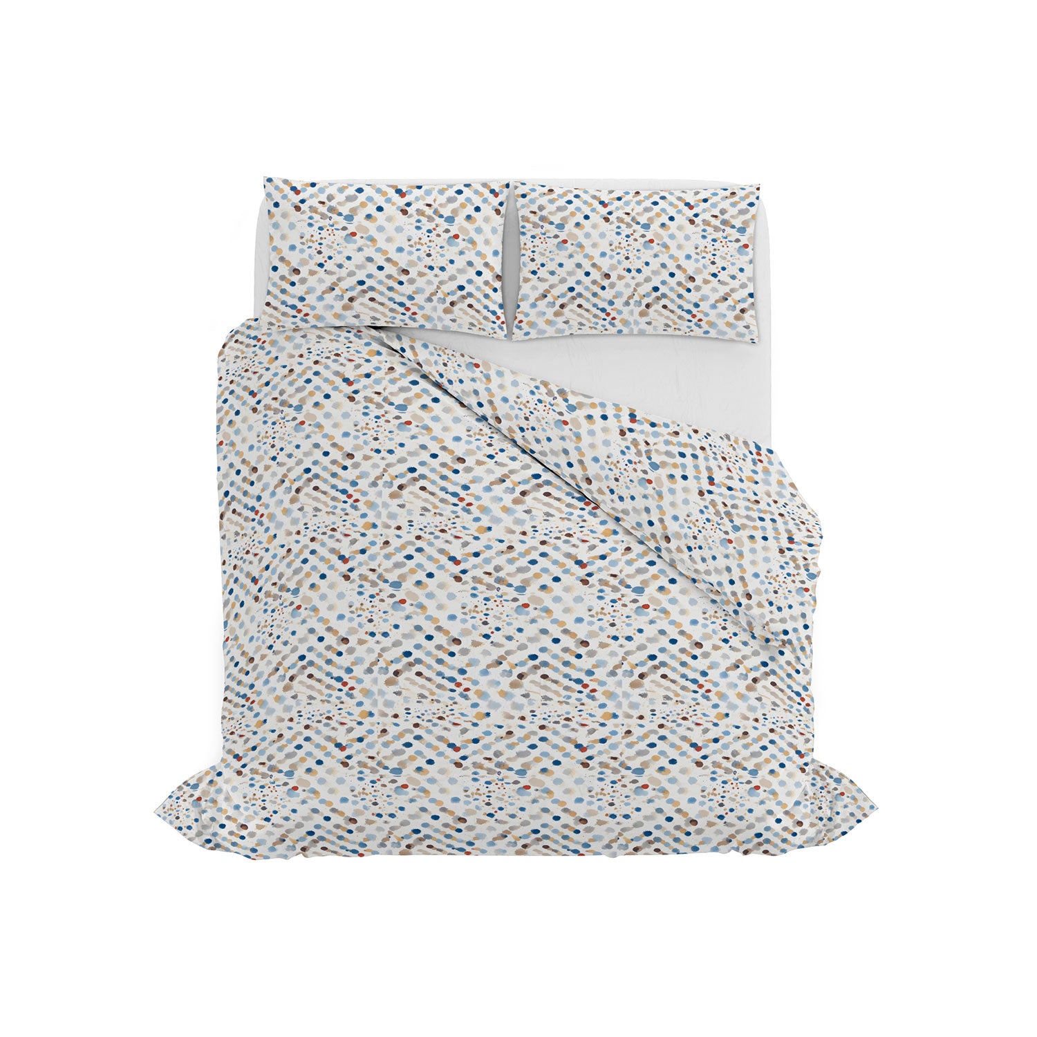 Copripiumino Matrimoniale con Stampa sul Sacco e Federe Linea River Tarim