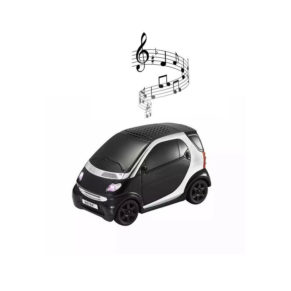 Trade Shop - Cassa Speaker Bluetooth Forma Auto Smart Stereo Tf Usb Aux Portatile Led Q-yx233 -
