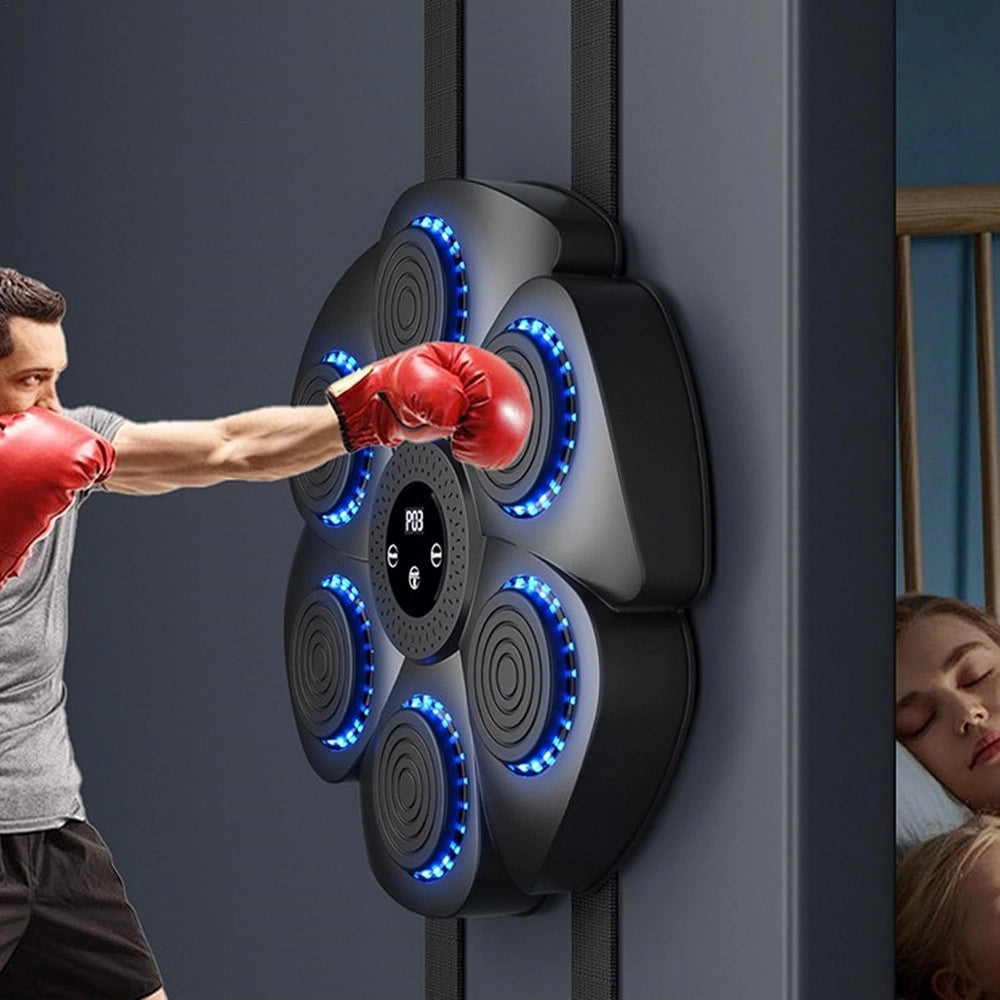 Trade Shop - Macchina Musicale Per Boxe Attrezzatura Da Palestra Wireless Salvaspazio Per Fitness -