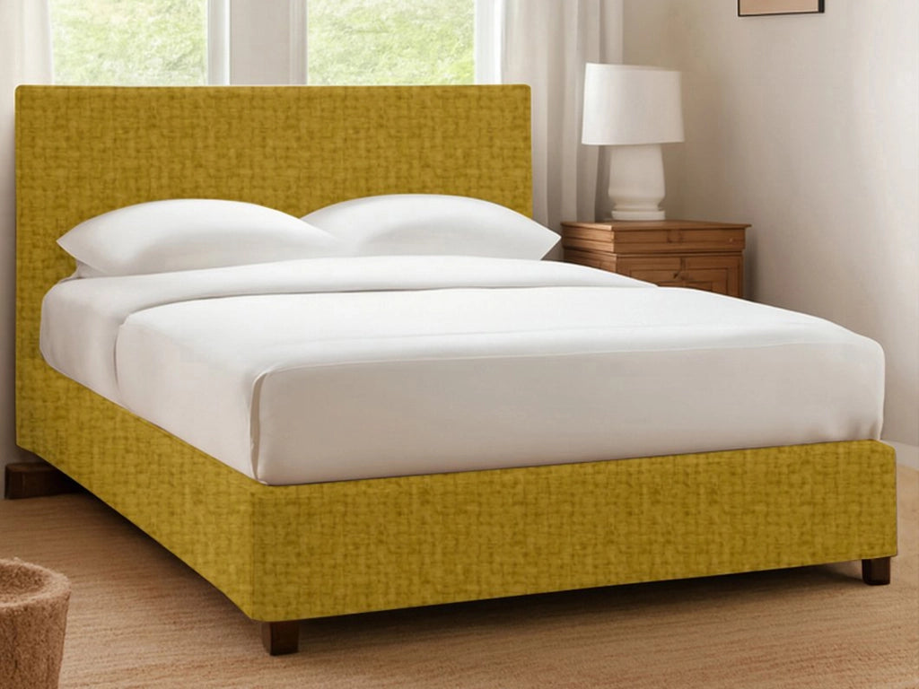 Ilford, Letto Singolo Sfoderabile Made in Italy, Giallo Ocra