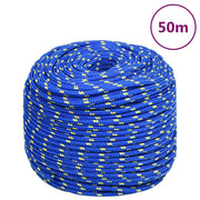 Corda Nautica Blu 8 mm 50 m in Polipropilene cod mxl 51214