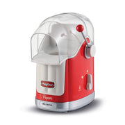 Macchina per Popcorn con Leva - 1100W - 600g Capacità - Cottura Senza Grassi - Rosso