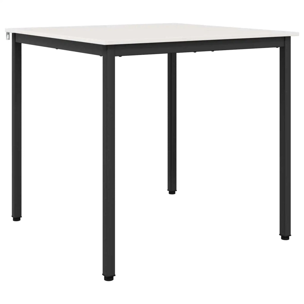 Tavolo da pranzo Bianco 80 x 80 x 75 cm Pino massello 892784