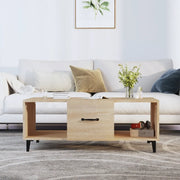 Tavolino da Salotto Rovere Sonoma 102x50x40cm Legno Multistrato 812702