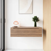 Cassettone scorrevole 100cm rovere scuro chiusura soft-close | Bako
