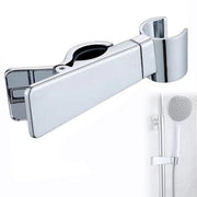 Supporto per douchekop con viti a molla e clip per tubi da 18 a 25 mm