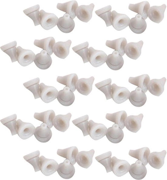 Sostitutivi per docce con getti d'acqua in silicone - 50 pezzi - riparazione universale colore casuale