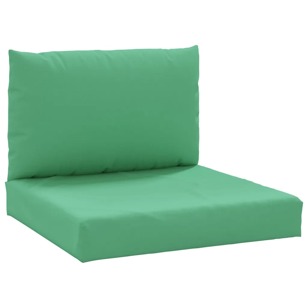 Cuscini per Pallet 2 pz Verdi in Tessuto Oxford 315057