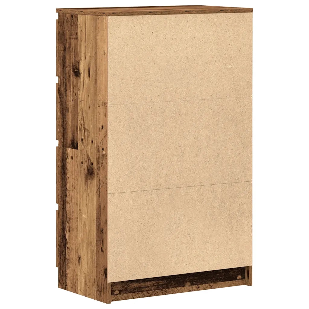 Credenza Legno Antico 60x35x98,5 cm in Legno Multistrato 861128