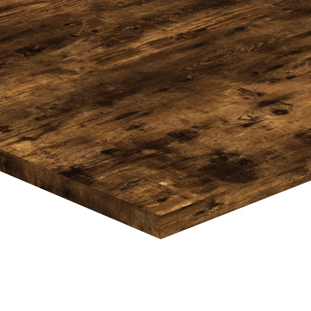 Mensole Parete 4pz Rovere Fumo 80x40x1,5 cm Legno Multistrato 838273