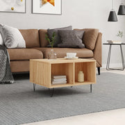Tavolino Salotto Rovere Sonoma 60x50x36,5 cm Legno Multistrato 830543
