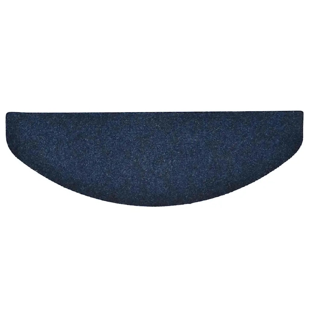 Tappetini per scale autoadesivi 30 pz 65x21x4 cm blu navy semicircolari grandi 3365665