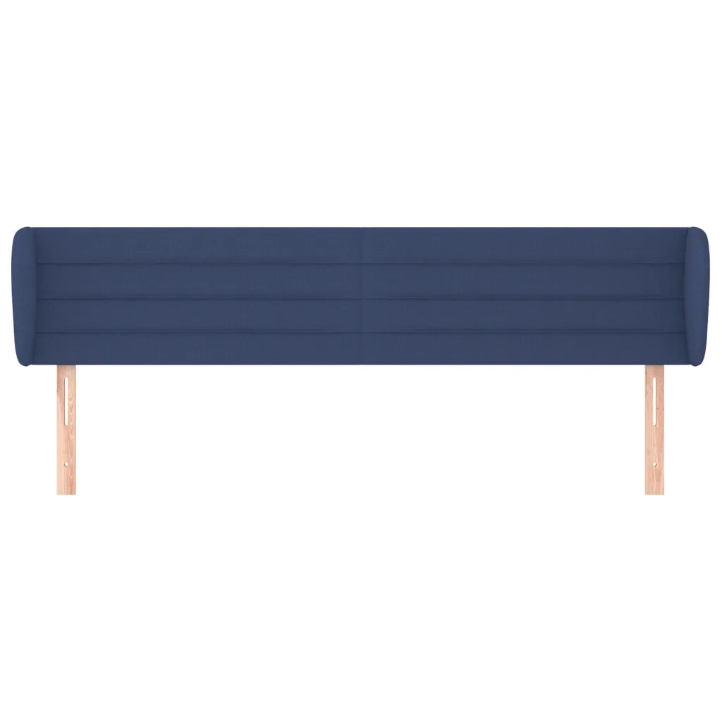 Testiera ad Orecchio Blu 183x23x78/88 cm in Tessutocod mxl 73661