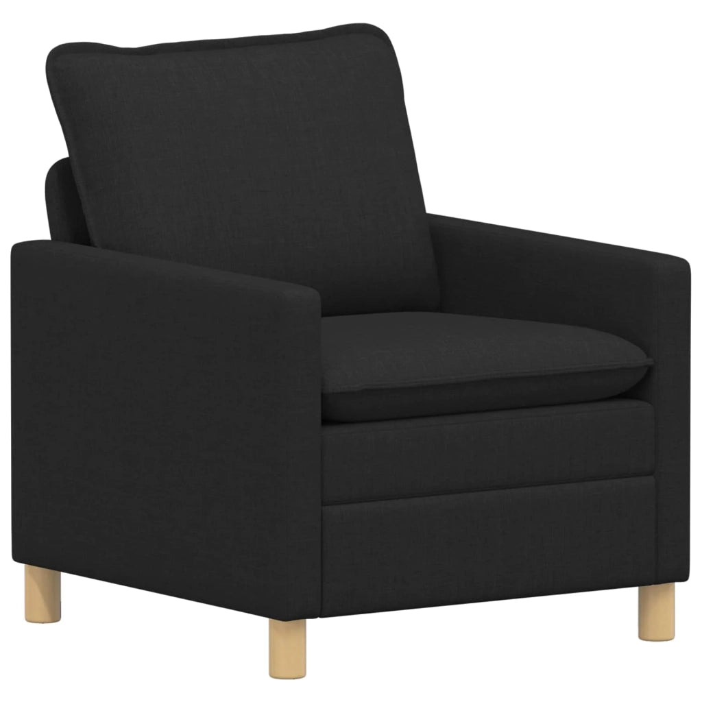 Set di divani 2 pz Nero Tessuto 3417103
